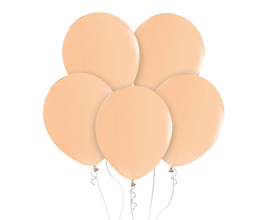 Balony Beauty&Charm, makaronowe łososiowe 12"/ 50 szt., zestaw - Godan S.A. zdjęcie 1