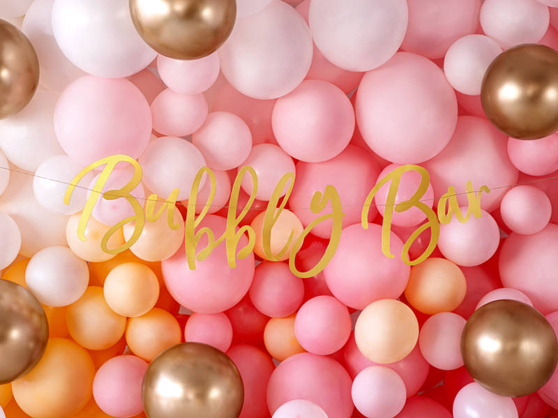 Balony Glossy balloons, złoty chrom, 12", 30cm, 10 szt., lustrzane, zestaw - PartyDeco zdjęcie 4
