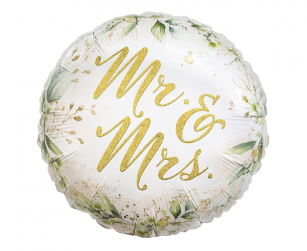 Balon foliowy Mr and Mrs, 18", ślub, wesele - Godan S.A. zdjęcie 1