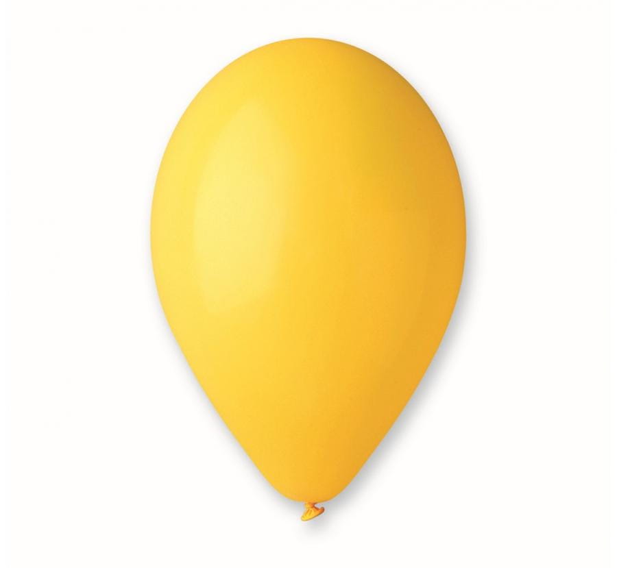 Balony pastelowe Ciemnożółte, G120, 33 cm, 50 szt., zestaw - Gemar zdjęcie 1