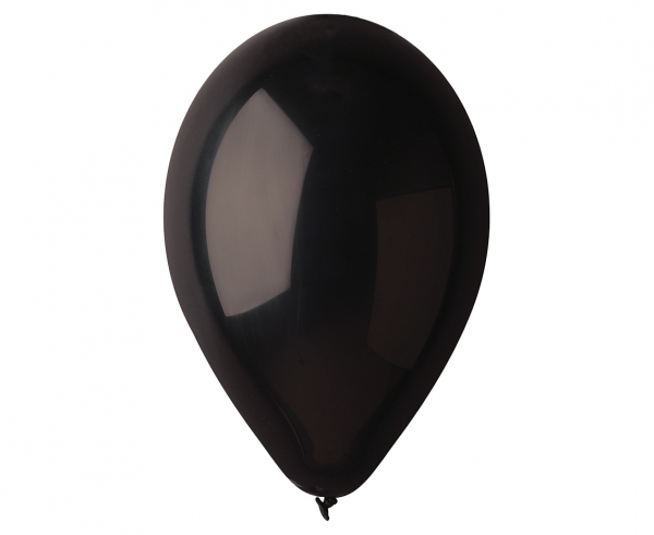 Balony Premium czarne, 10"/ 10 szt., zestaw - Gemar zdjęcie 1