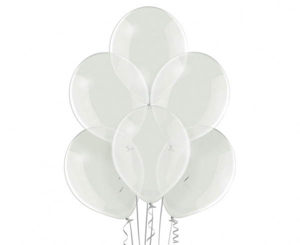 Balon B105, 12" Crystal Clear 100 szt., zestaw - Belbal zdjęcie 1