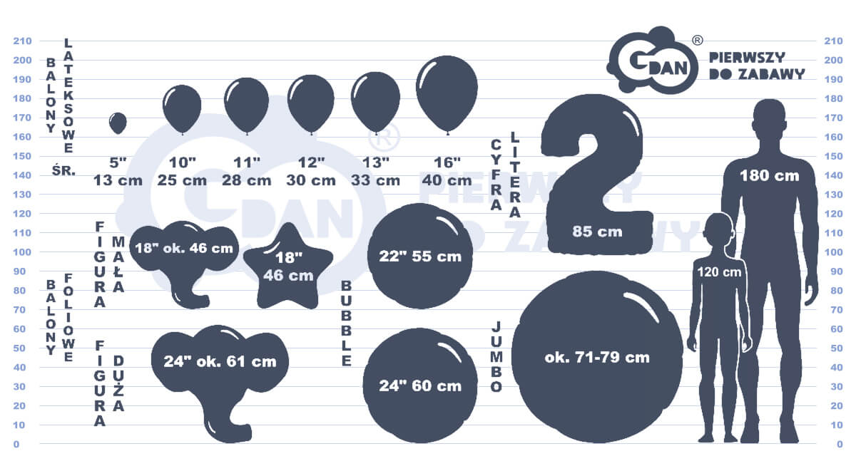 Balony GM90 metal 10" - granatowe/kobalt 54/ 100 szt., zestaw - Gemar zdjęcie 3