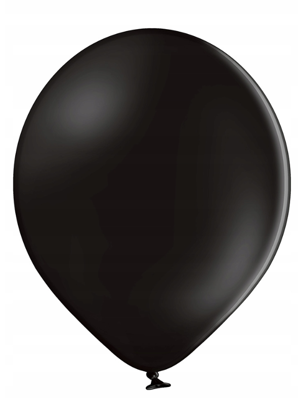 Balony D5 Pastelowe Black 5", czarne 12cm, 100 szt, zestaw - Belbal zdjęcie 1