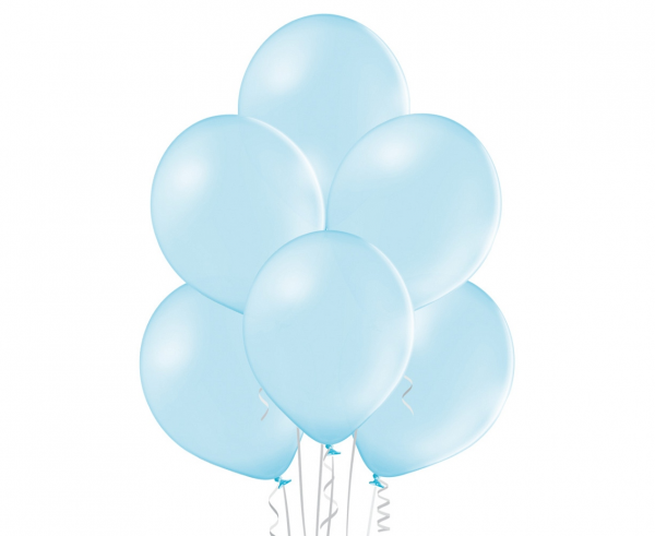 Balon B105, 12" Pastel Sky Blue 100 szt., zestaw - Belbal zdjęcie 1