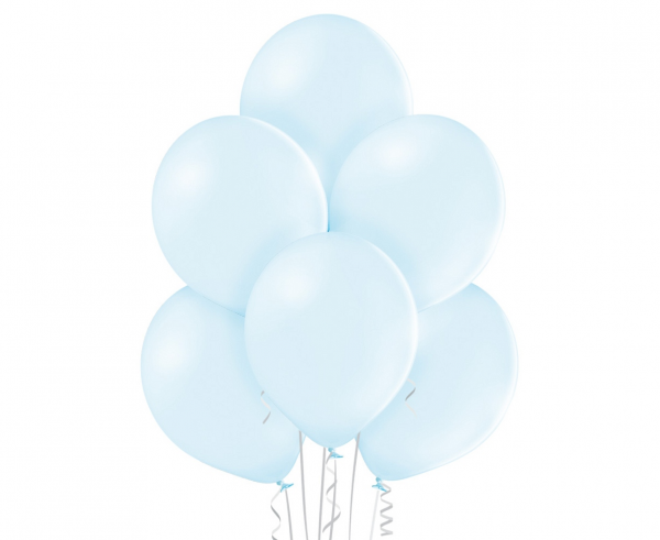 Balon B105, 12" Pastel Ice Blue 100 szt., zestaw - Belbal zdjęcie 1