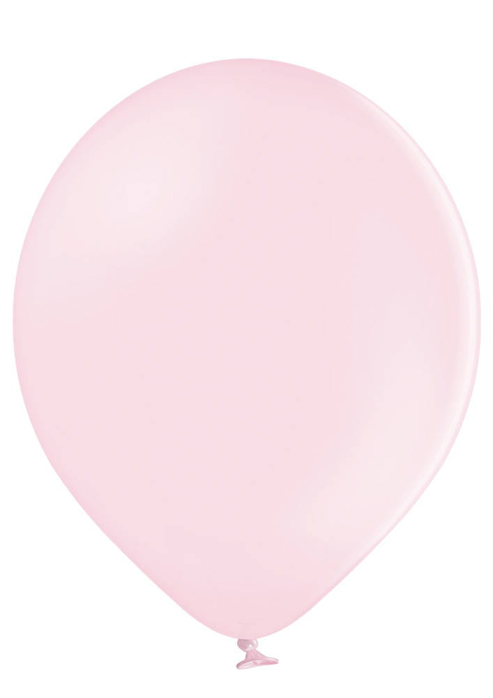 Balony B105, 12" pastelowe Soft pink jasno różowe 30cm, 100 sztuk, zestaw - Belbal zdjęcie 2