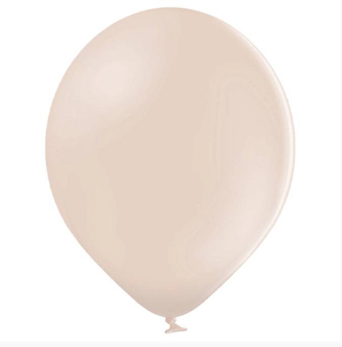 Balony 12", B105 pastelowe, Pastel Alabaster beżowe 30cm, 100 sztuk, zestaw - Belbal zdjęcie 2