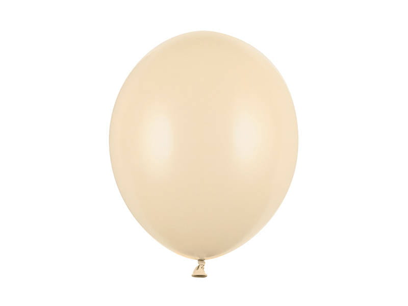 Balony 12", B105 pastelowe, Pastel Alabaster beżowe 30cm, 100 sztuk, zestaw - Belbal zdjęcie 3