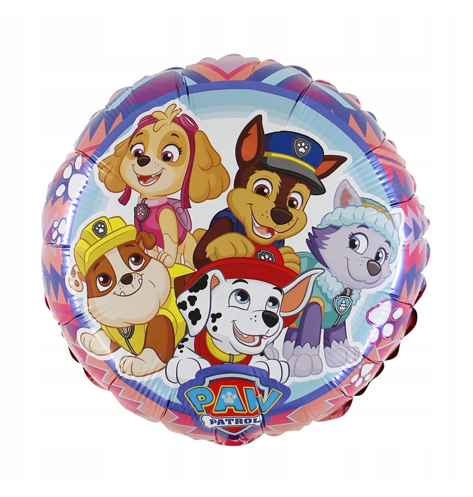 Balon foliowy 18" Psi Patrol, Ready For Action, Paw Patrol, różowy 46 cm - Grabo zdjęcie 1