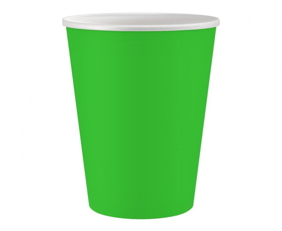 Kubeczki pap. Jednokolorowe, pistacjowe, certyfikat FSC, 250 ml, 6 szt. - Godan S.A. zdjęcie 2