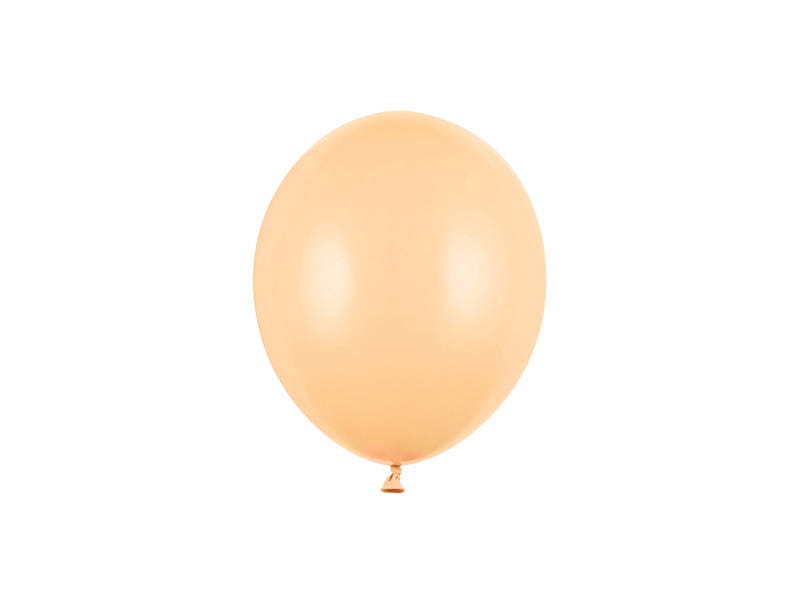 Balony Strong 9" Pastel Light Peach, Pastelowe brzoskwiniowe 23 cm, 100 szt., zestaw - PartyDeco zdjęcie 1