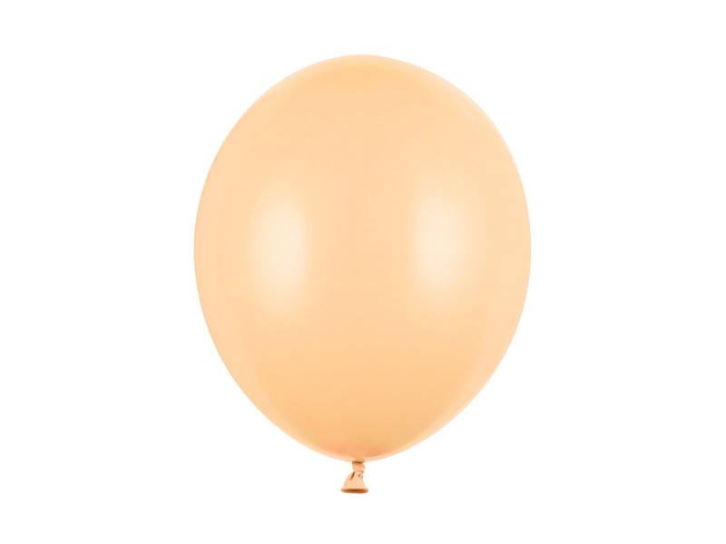 Balony lateksowe Strong Pastel Light Peach, 12" Pastelowe brzoskwiniowe 30 cm, 10 szt., zestaw - PartyDeco zdjęcie 1