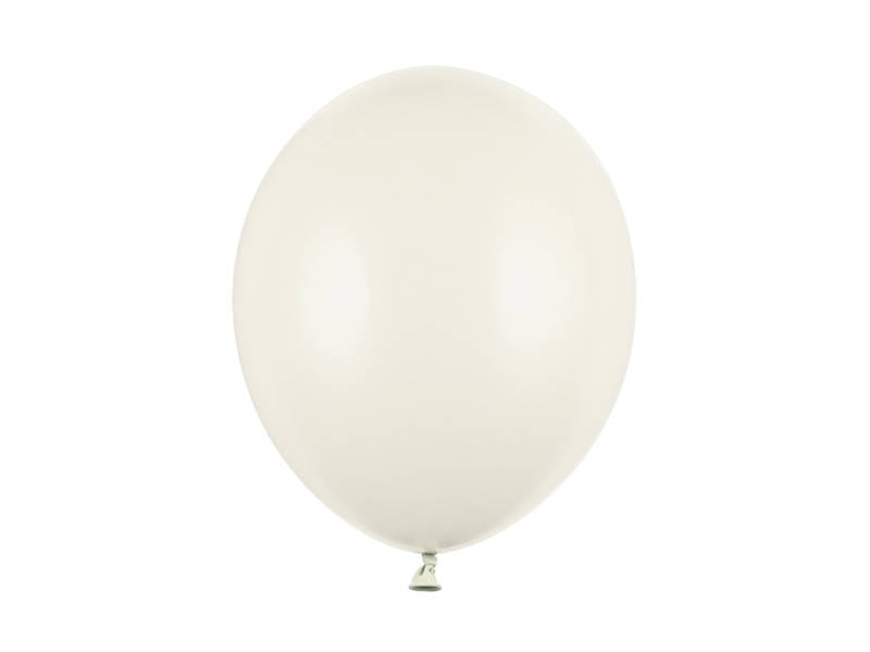 Balony lateksowe Strong, 12" Pastelowe Kremowe, perłowe, 30cm, 10 szt. - PartyDeco zdjęcie 1