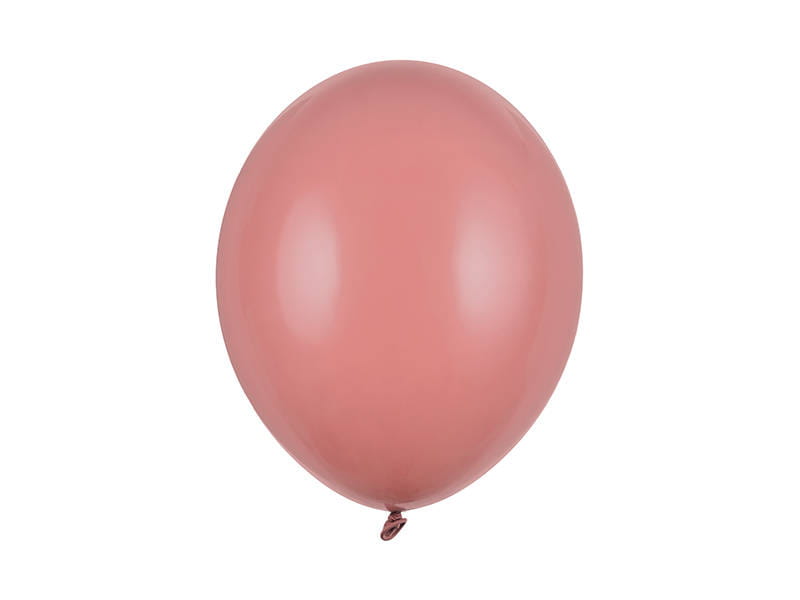 Balony Strong, 12" Pastel Wild Rose, różowe 30cm, 100 szt., zestaw - PartyDeco zdjęcie 1