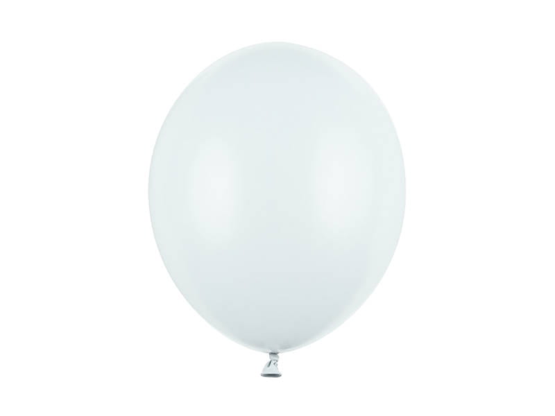 Balony Strong, 12" Pastel Light Misty Blue, niebieskie, 30cm, 100 szt., zestaw - PartyDeco zdjęcie 1