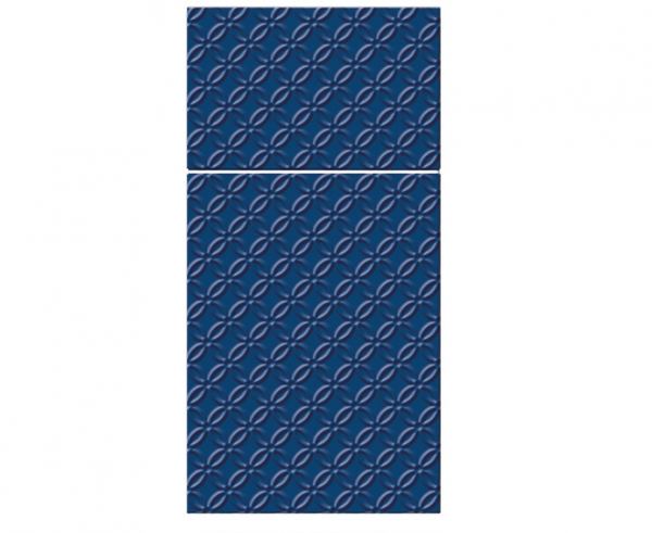 Etui (kieszonki) na sztućce, serwetki  PAW wzorzyste Pocket Inspiration Modern (navy blue) 40x40 cm/ 16 szt. - Paw Decor Collection zdjęcie 4