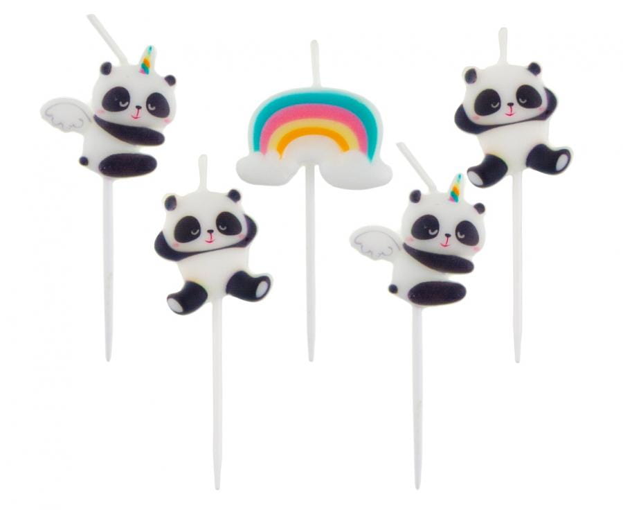 Świeczki pikery Panda, 5 szt. - Godan S.A. zdjęcie 2