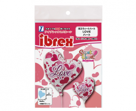 Balon Ibrex Hel, serce Sweet 14", Love Hearts, packed - TAKARAKOSAN zdjęcie 2