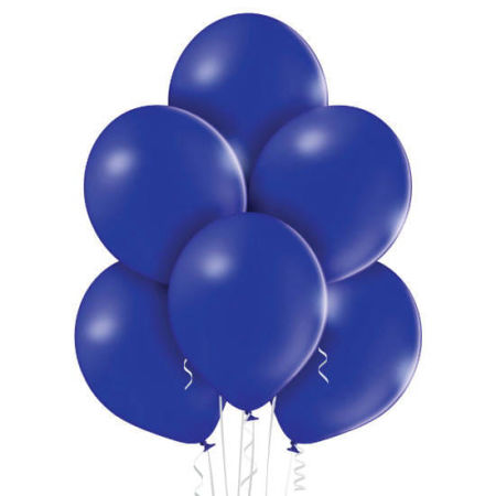 Balony12", B105 Pastelowe Night Blue, granatowe 30cm, 100 szt., zestaw - Belbal zdjęcie 1