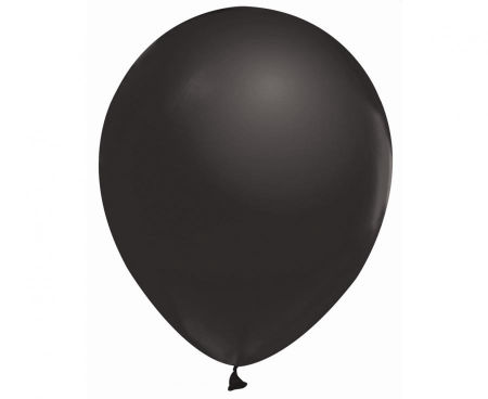 Balony Beauty&Charm, metaliki czarne 12"/ zestaw 10 szt. - Godan zdjęcie 2