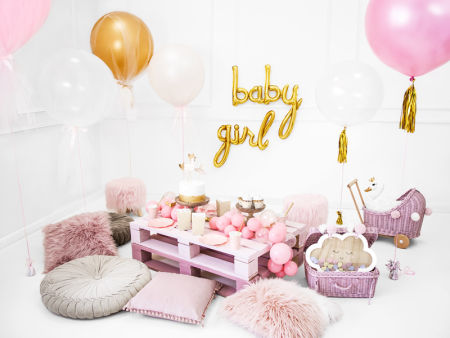 Balon okrągły 1m, Pastel Pink, 40", duży - różowy - PartyDeco zdjęcie 2