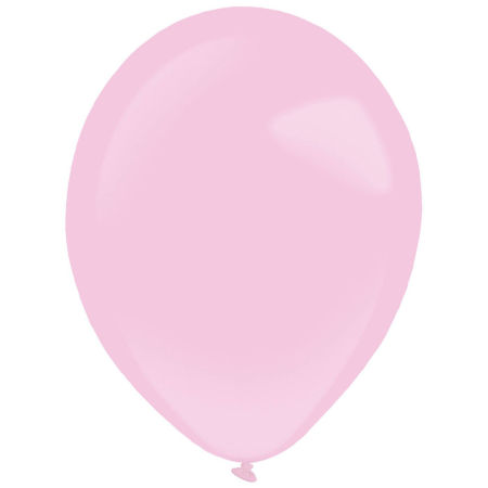 Balony lateksowe Decorator Pastelowe, Fashion Pretty Pink, Różowe, 12cm, 100 szt., zestaw - Amscan zdjęcie 1