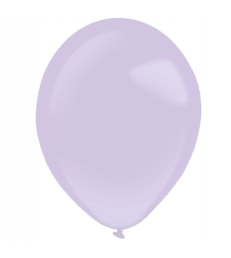 Balony lateksowe Decorator Pastelowe, Fashion Lavender, Lawedowe 28cm, 50 szt., zestaw - Amscan zdjęcie 1