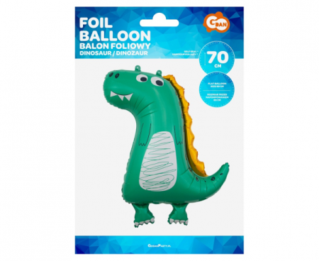 Balon foliowy Dinozaur (rysunkowy), 70 cm - Godan S.A. zdjęcie 2