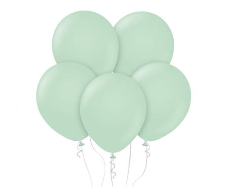 Balony Beauty&Charm, makaronowe jasno zielone 12"/ 10 szt. - Godan S.A. zdjęcie 1