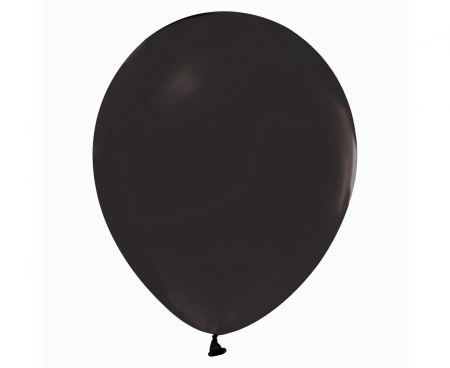 Balony Beauty&Charm, pastelowe czarne 12"/ 10 szt. - Godan S.A. zdjęcie 2