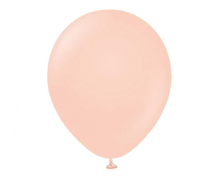 Balony Beauty&Charm, makaronowe brzoskwiniowe 12"/ 50 szt., zestaw - Godan S.A. zdjęcie 3