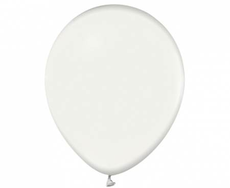 Balony Beauty&Charm, metaliki białe 12"/ 50 szt., zestaw - Godan S.A. zdjęcie 3