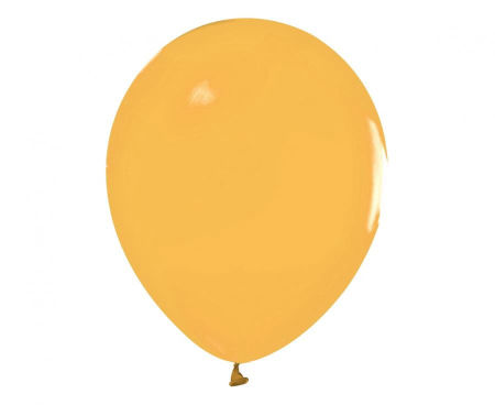 Balony pastelowe, 12" pomarańczowe - Bursztynowe, B&C, 30 cm, 50 szt., zestaw - Godan S.A. zdjęcie 3