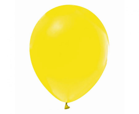 Balony pastelowe 12" Żółte, B&C, 30 cm, 50 szt., zestaw - Godan S.A. zdjęcie 3