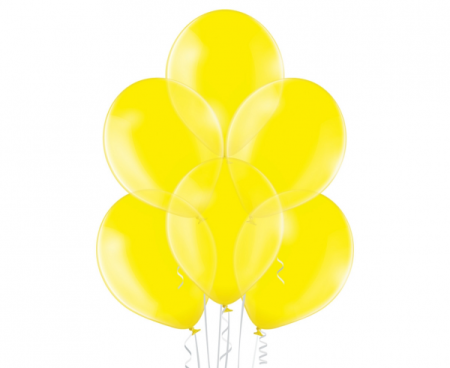 Balon 12", B105 Crystal Yellow 100 szt., zestaw - Belbal zdjęcie 1