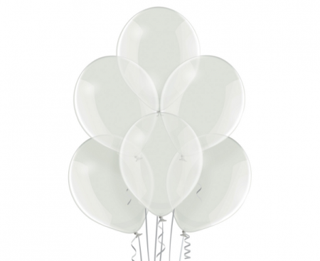 Balon B105, 12" Crystal Clear 100 szt., zestaw - Belbal zdjęcie 1