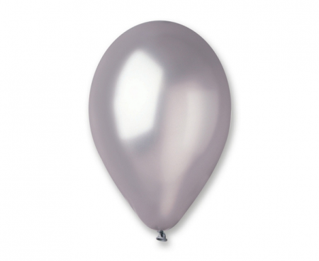 Balony GM110 metal 12" - srebrne 38/ 100 szt., zestaw - Gemar zdjęcie 1