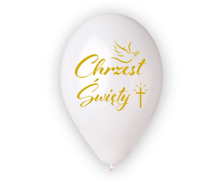 Balony Premium Hel Chrzest Św. (krzyż), 13"/ 5 szt. - Gemar zdjęcie 3