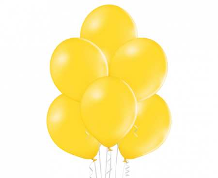 Balon B105, 12" Pastel Bright Yellow 100 szt., zestaw - Belbal zdjęcie 1