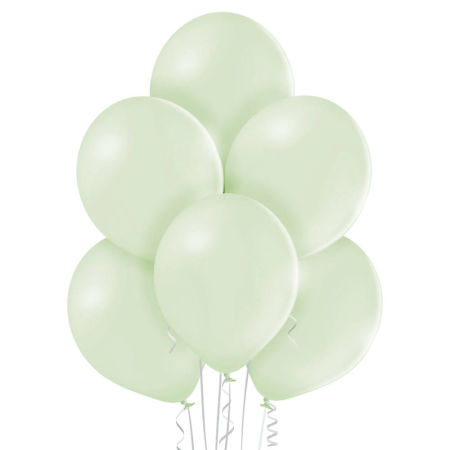 Balony B105 pastelowe 12" Kiwi zielone 30cm, 100 sztuk, zestaw - Belbal zdjęcie 1