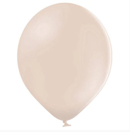 Balony 12", B105 pastelowe, Pastel Alabaster beżowe 30cm, 100 sztuk, zestaw - Belbal zdjęcie 2