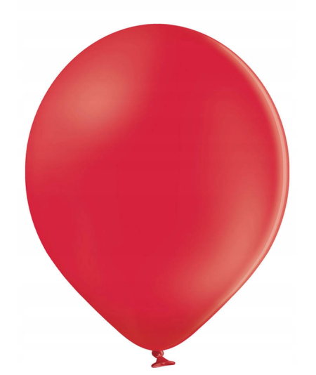 Balony D11 Pastelowe Red czerwone 30cm, 50 szt., zestaw - Belbal zdjęcie 2