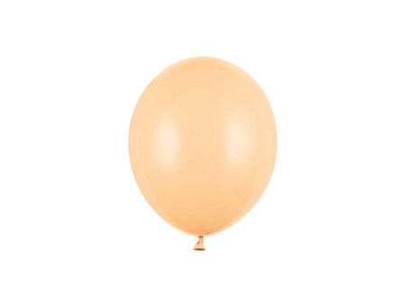 Balony Strong 9" Pastel Light Peach, Pastelowe brzoskwiniowe 23 cm, 100 szt., zestaw - PartyDeco zdjęcie 1