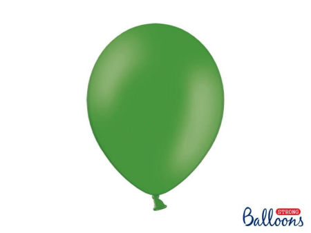 Balony Strong 30cm, Pastel Emerald Green, zielone, 10 szt. - PartyDeco zdjęcie 2