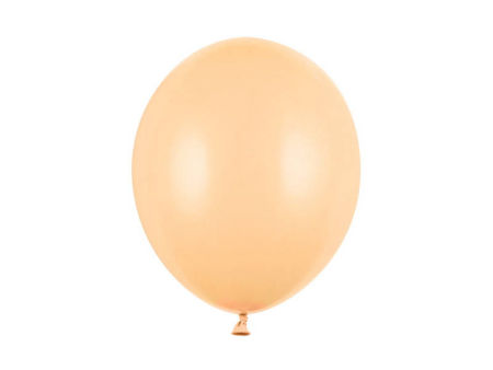 Balony lateksowe Strong Pastel Light Peach, 12" Pastelowe brzoskwiniowe 30 cm, 10 szt., zestaw - PartyDeco zdjęcie 1