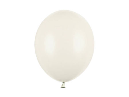 Balony lateksowe Strong, 12" Pastelowe Kremowe, perłowe, 30cm, 10 szt. - PartyDeco zdjęcie 1