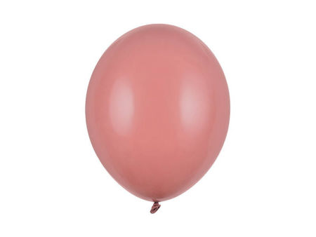 Balony Strong, 12" Pastel Wild Rose, różowe 30cm, 100 szt., zestaw - PartyDeco zdjęcie 1