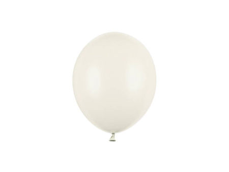 Balony Strong małe, 5" Pastelowe kremowe - Pastel Light Cream, 12cm, 100 szt. - PartyDeco zdjęcie 1