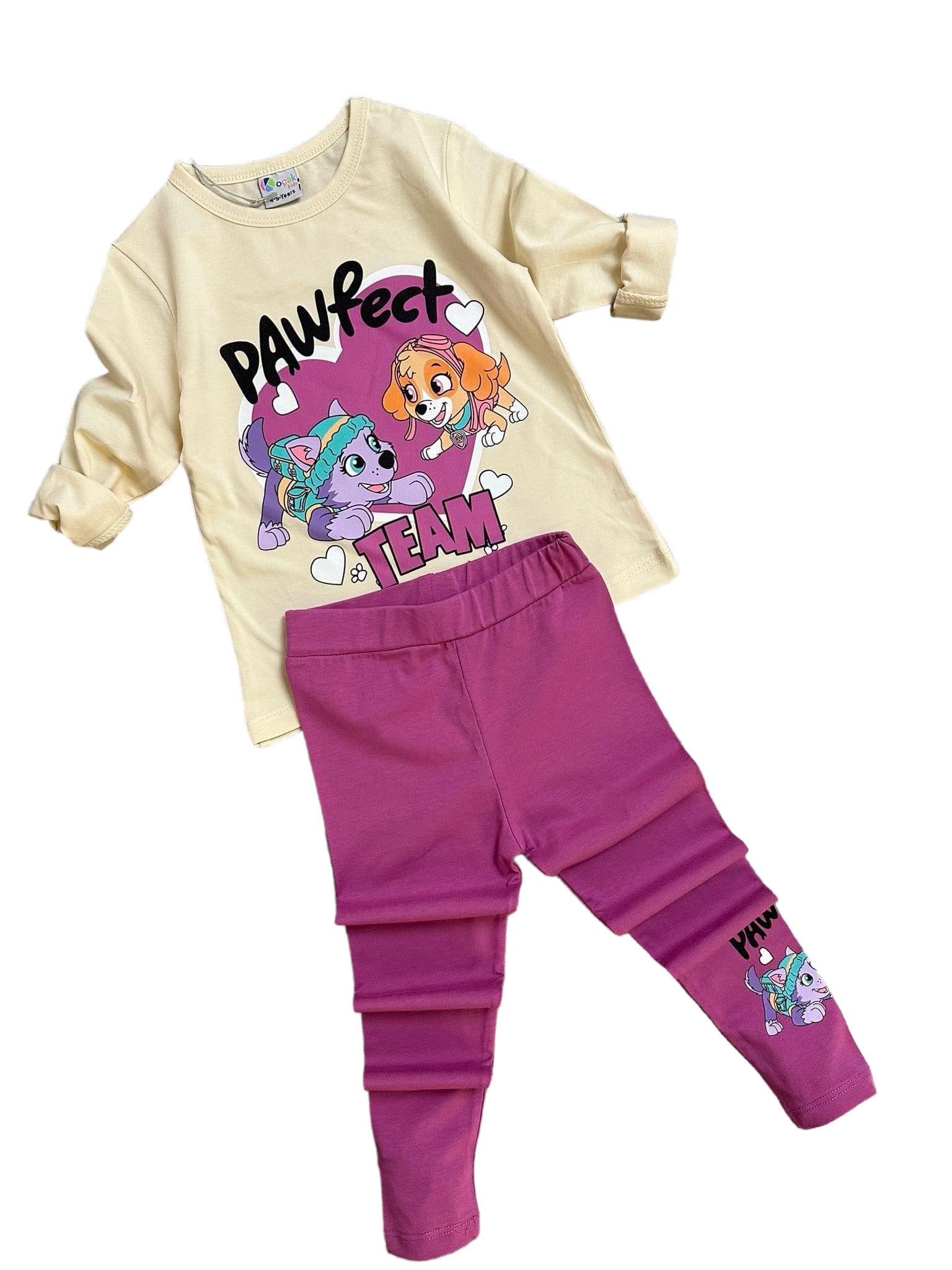 Komplet legginsy i T-shirt Psi Patrol zdjęcie 1